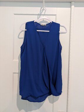 Pleione Sleeveless Wrap Tank - Size M